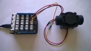 Netduino based water flow sensor