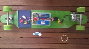 devDuino V2 and ESC on longboard