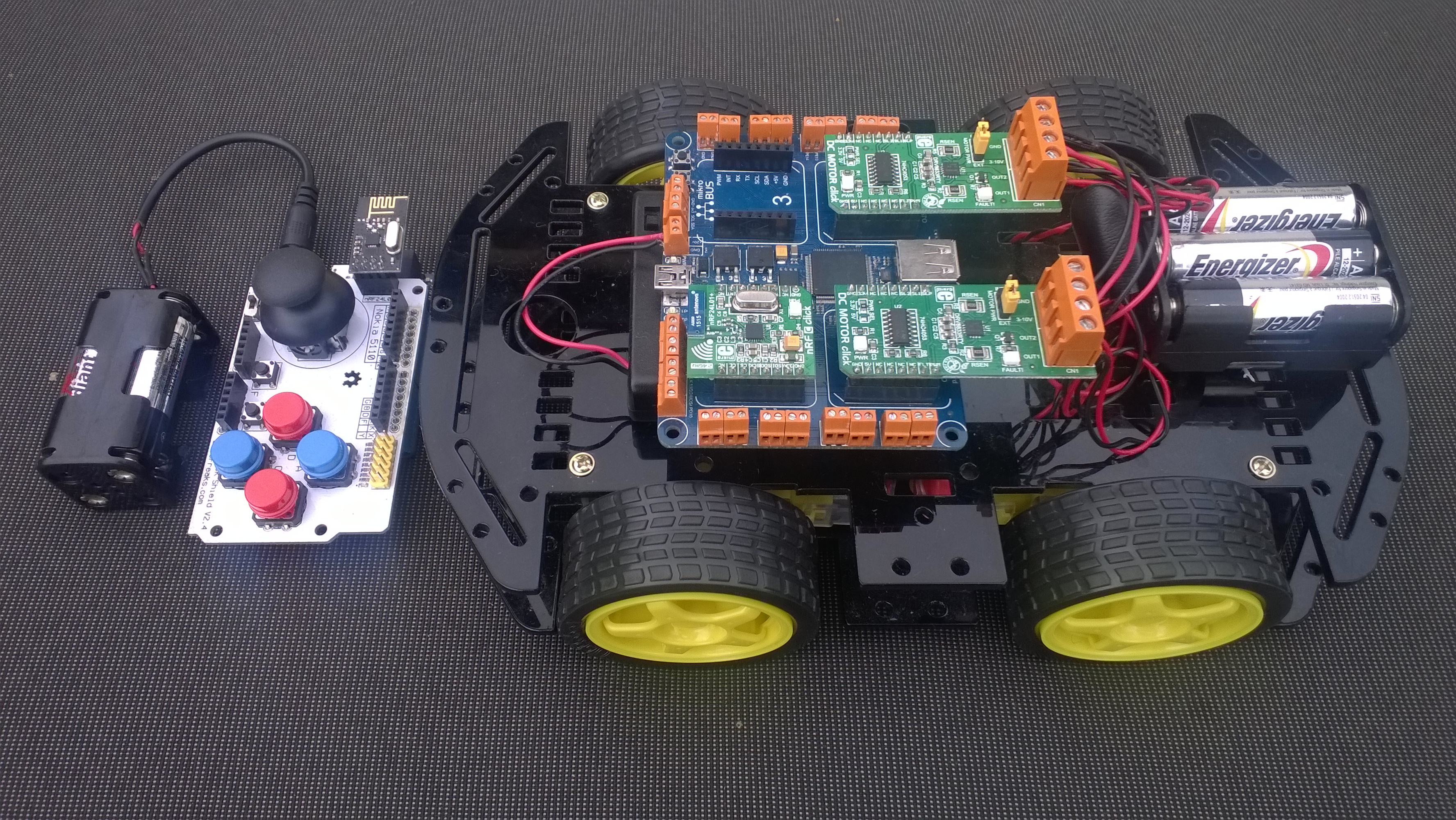 MikrobusNetQual4WDRobot