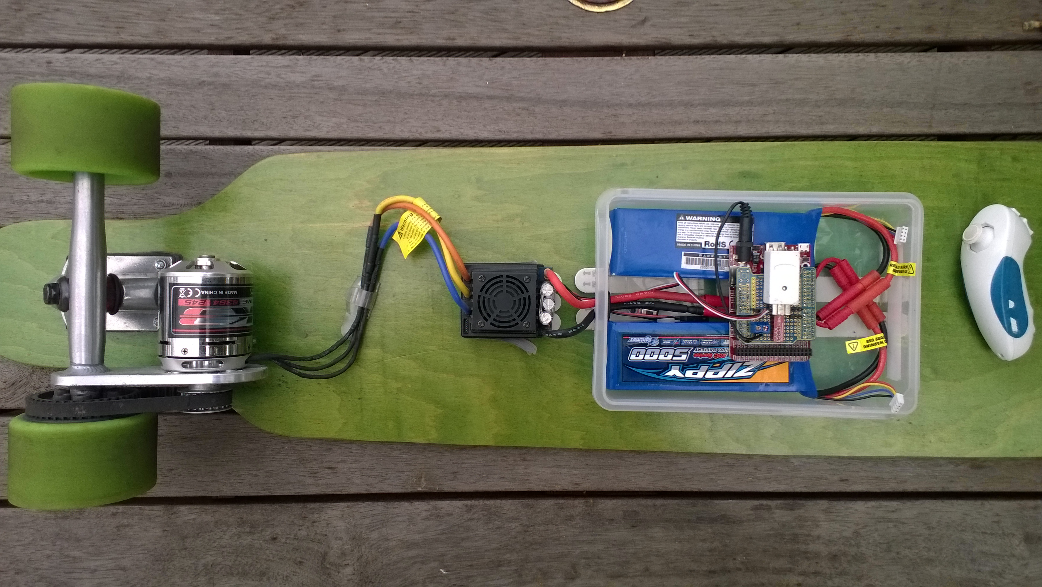 Longboard with FEZ Panda III board based controller