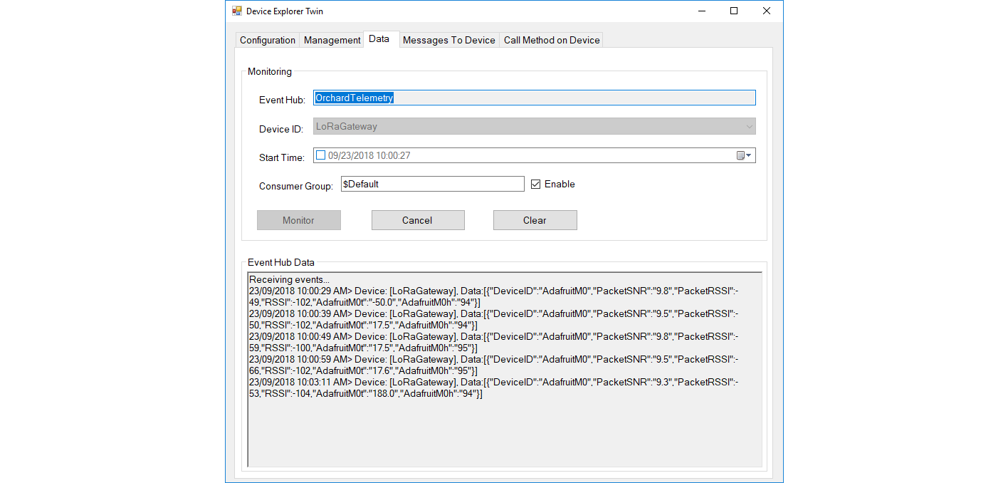 AdaFruitM0LoRaFeatherIoTHub