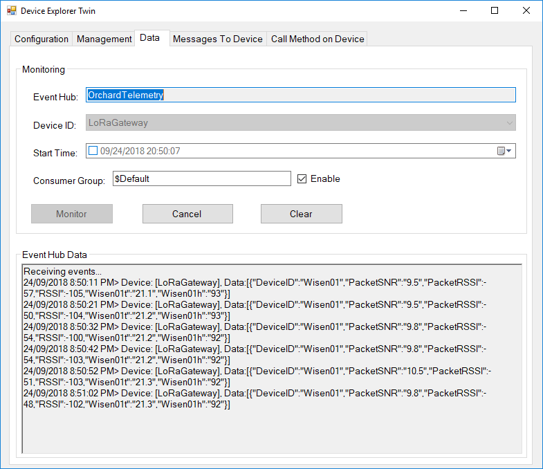 WisenTalkLoRaAzureIoTHub