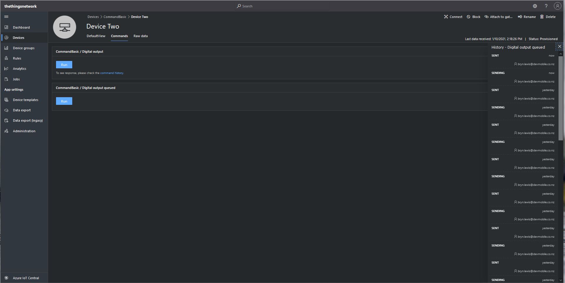 Azure IoT Central Connectivity Part2 | devMobile's blog