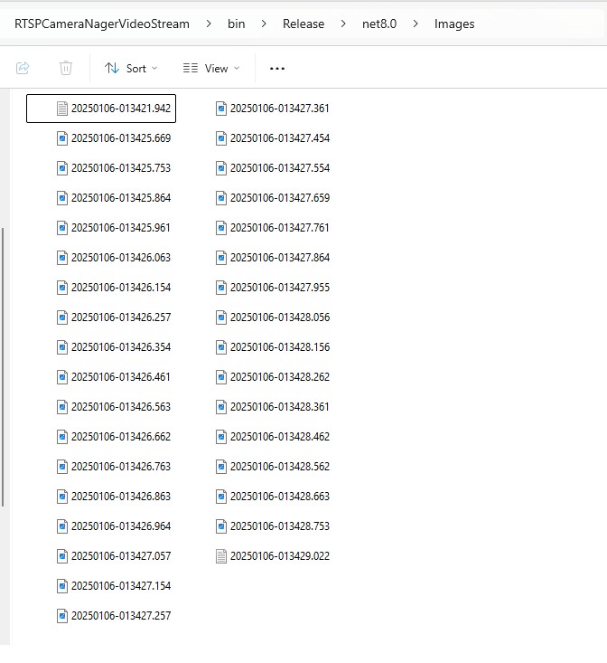 Files written by NagerVideoStream timestamps roughly 100mSec apart, but 3